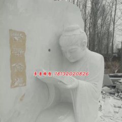 鑿壁偷光石雕，古代人物石雕