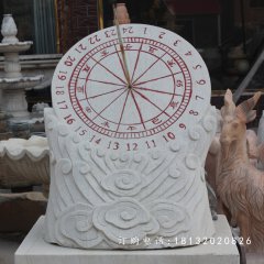 石頭日晷雕塑，石雕日晷，學(xué)校日晷雕塑