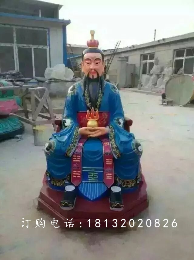 玻璃鋼鎮(zhèn)元子雕塑，神仙玻璃鋼雕塑