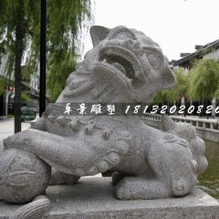 石雕獅子，網球獅石雕