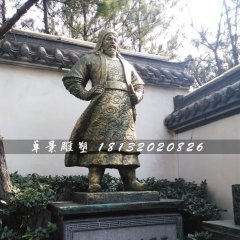 成吉思汗銅雕，古代人物銅雕