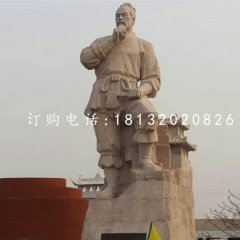 大理石魯班雕塑，古代人物石雕