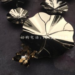 不銹鋼荷葉，公園不銹鋼雕塑