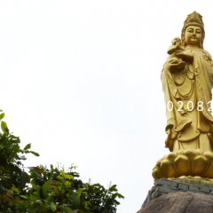 送子觀音銅雕寺廟銅佛像雕塑