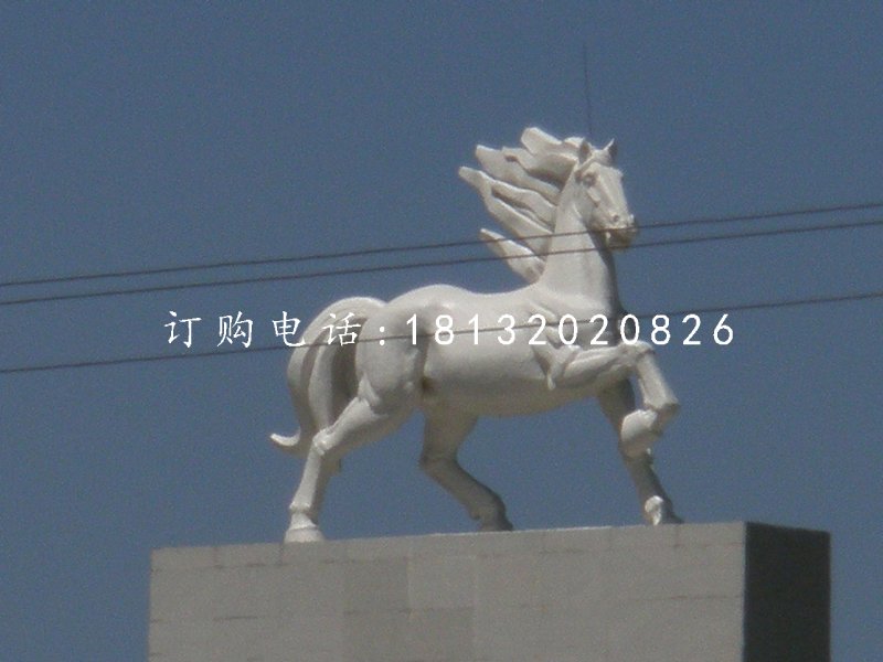 玻璃鋼馬雕塑，廣場動物雕塑