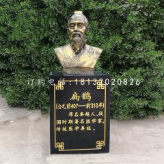 扁鵲頭像銅雕古代名人銅雕