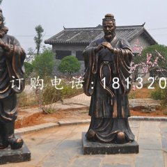 桃園三結(jié)義雕塑古代人物銅雕