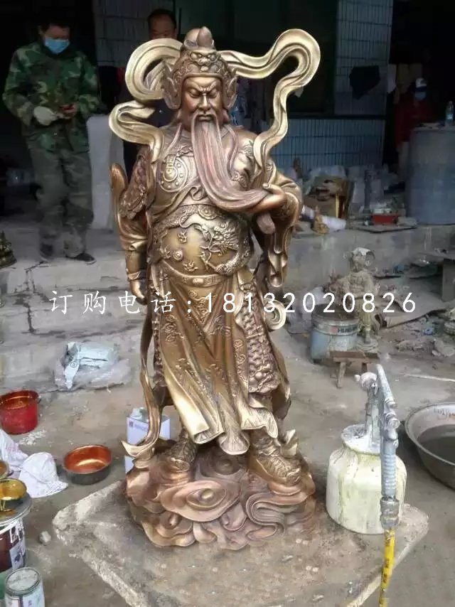 關(guān)羽銅雕，銅雕關(guān)公，武財(cái)神銅雕