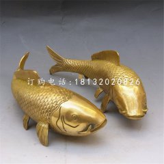 鯉魚銅雕，銅雕動(dòng)物