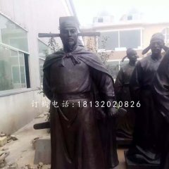 文天祥銅雕，古代人物銅雕