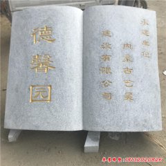 標(biāo)志書籍石雕