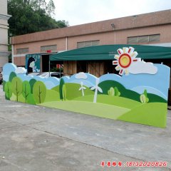 幼兒園玻璃鋼卡通壁畫(huà)浮雕