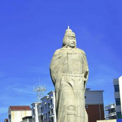 古代名人民族英雄鄭成功石雕