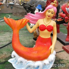 公園玻璃鋼美人魚(yú)